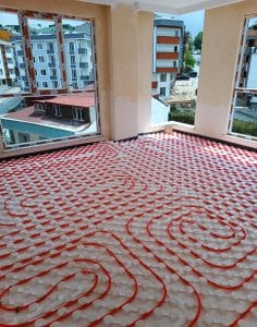 Yerden Isıtma Borusu ve Yerden Isıtma Straforu Montajı